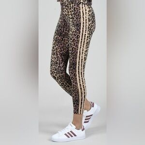 NEW ADIDAS ORIGINALS WOMENS 7/8 LEOPARD TIGHTS